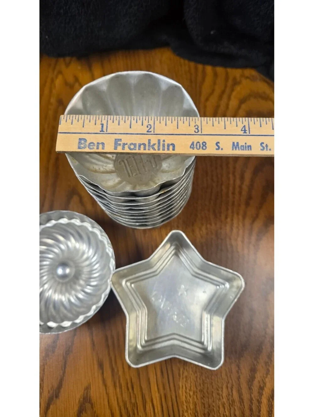 Vintage Aluminum Baking Molds Set - Various Shapes